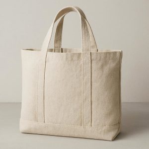 Organic Cotton Canvas Tote Bag Heavy Duty
