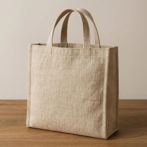 Premium Linen Canvas Blend Market Tote