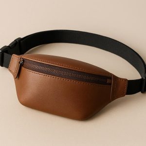 Minimalist Leather Waist Pack Everyday Carry